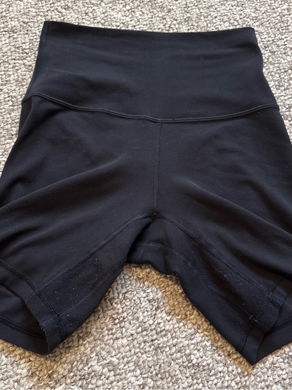 lululemon athletica Black High-Rise Bike Shorts